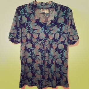 🌹 3/$15 Duo Maternity Top Sm  |  Black & Blue